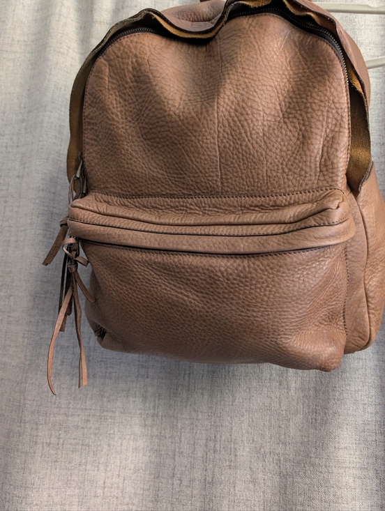 Madewell Lorimer Leather Backpack – Pecan Brown Pebbled Leather main image 5